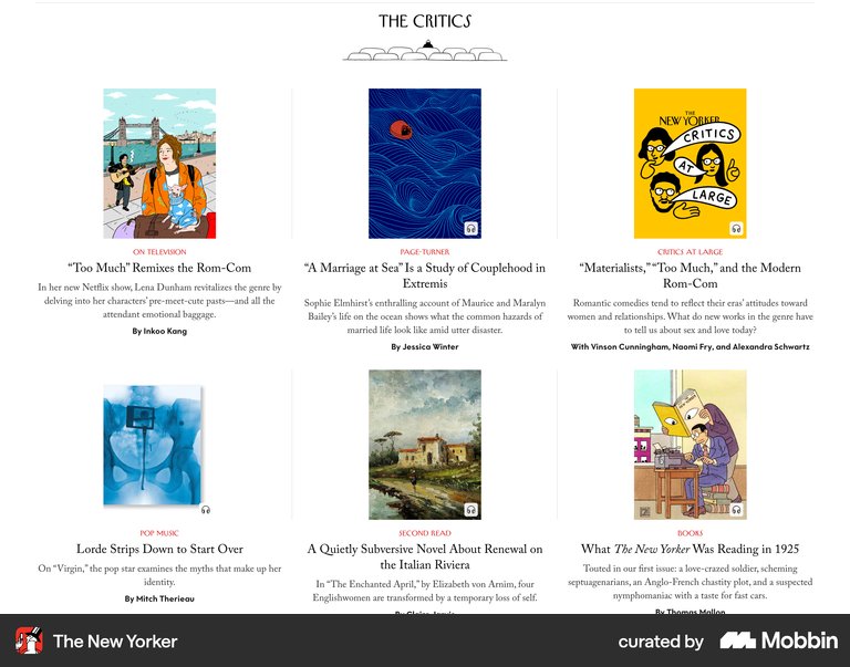 The New Yorker · Critics / Books books