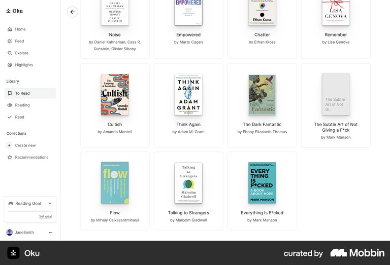 Oku to read