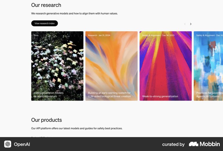 OpenAI Research / Index research